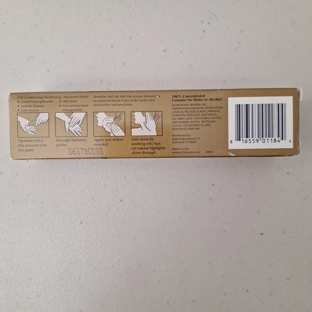 Set of 2 NEW Alberto VO5 Conditioning Hairdressing for Normal/Dry Hair  1.5oz